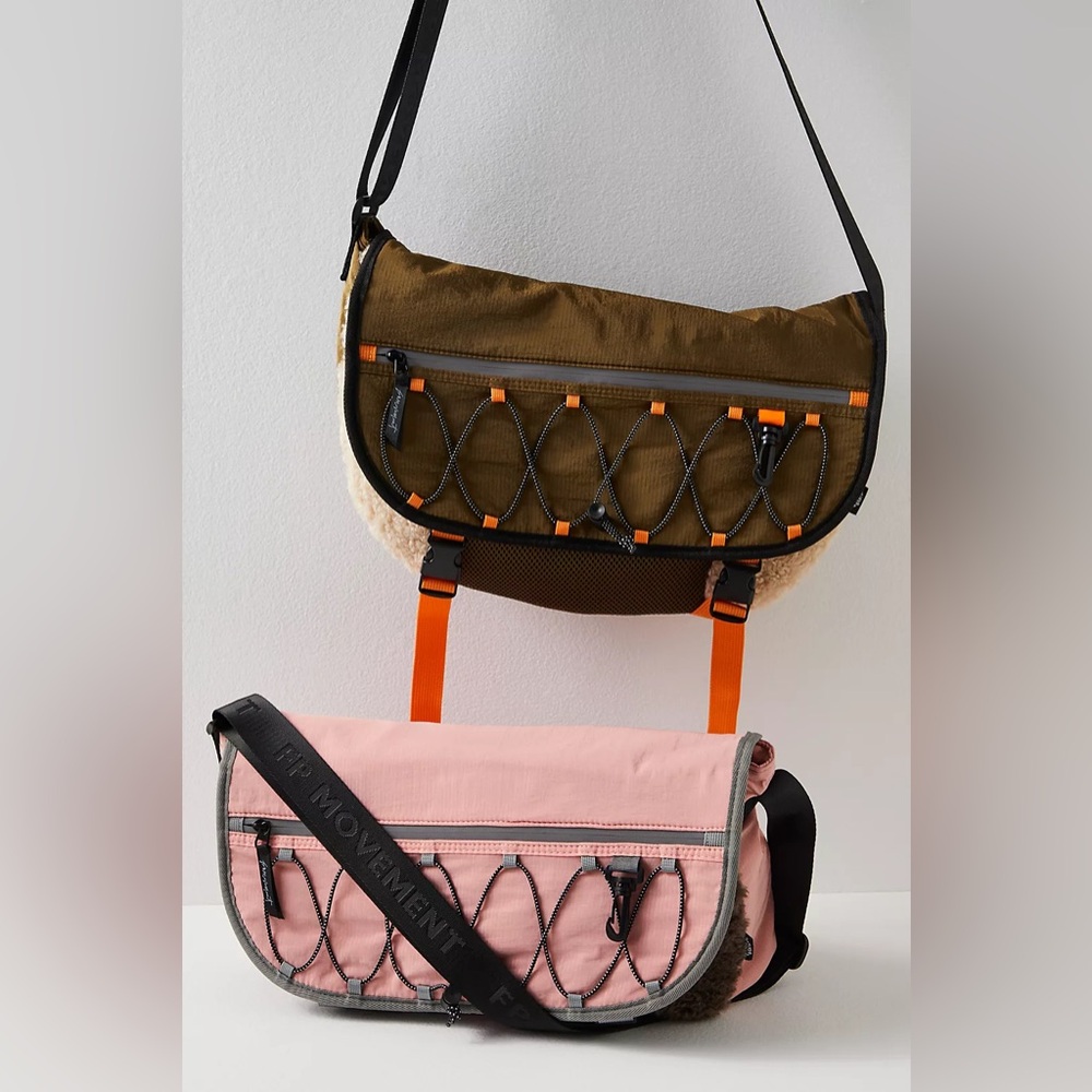 Free People Playoff Sherpa Messenger Bag - Picture 1 of 2
